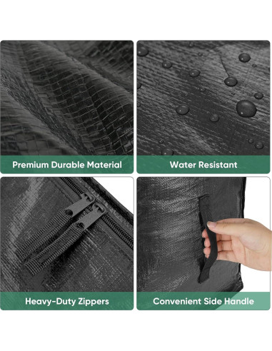 Bolsas de Mudanza BALEINE 2-Pack 90.8L Resistentes Negras