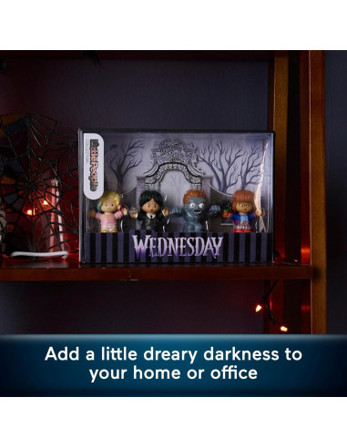 Conjunto de Figuras Little People Collector Wednesday Addams