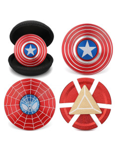 Spinner Antiestrés de Metal Gamtec - Paquete de 3 Unidades