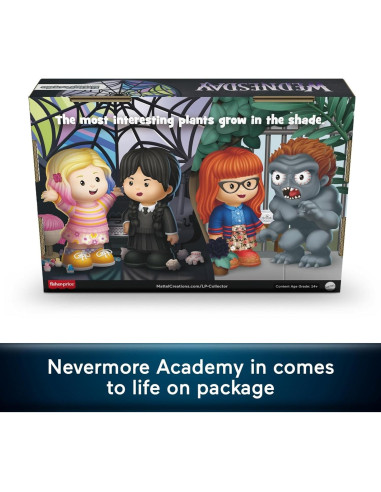 Conjunto de Figuras Little People Collector Wednesday Addams