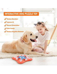 Juguete de Rompecabezas Interactivo para Perros Knitly 25.4cm 2