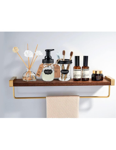 Soporte para Cepillos de Dientes Komashr con Tarro 0.47L Negro