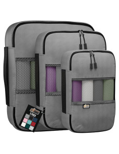 Cubos de Empaque Gorilla Grip - Set de 3 Piezas Gris