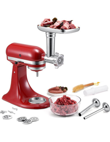 Accesorio Molinillo de Carne KITOART para Mezclador KitchenAid