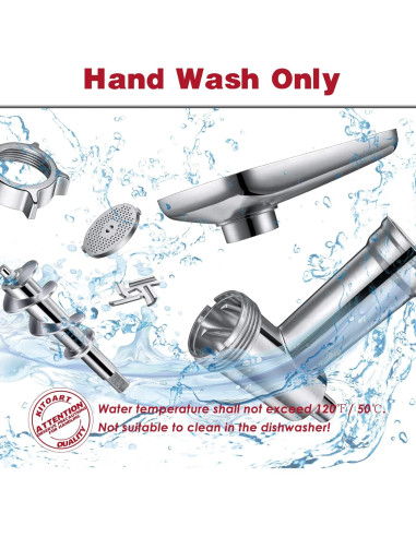 Accesorio Molinillo de Carne KITOART para Mezclador KitchenAid