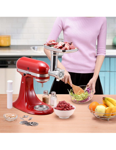 Accesorio Molinillo de Carne KITOART para Mezclador KitchenAid