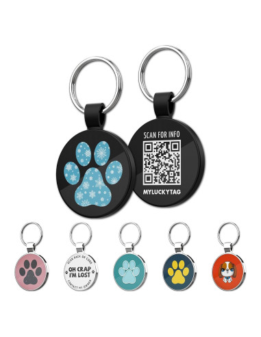 Etiqueta de Identificación QR MYLUCKYTAG para Mascotas 3.05 cm