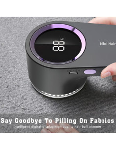 Afeitadora de Pelusa Recargable Saobaxin GRFGB - 3 Velocidades 2