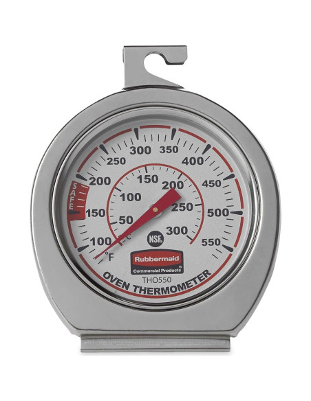 Termómetro de Acero Inoxidable Rubbermaid para Horno 20-300C