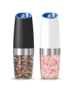 Juego de Molinillos Eléctricos de Sal y Pimienta KIARYUOLL