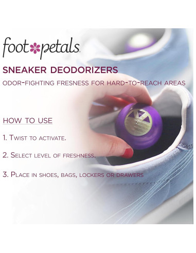 Desodorantes para Zapatillas Foot Petals - Paquete de 6 Bolas