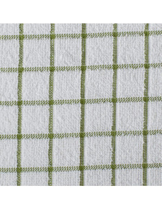 Conjunto de Paños de Cocina DII Basic Terry 6 Piezas 30x30 cm Verde 2