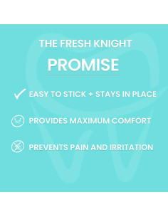 Cera Ortodóntica Fresh Knight para Brackets - 50 Tiras 2