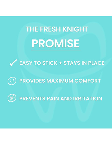 Cera Ortodóntica Fresh Knight para Brackets - 50 Tiras
