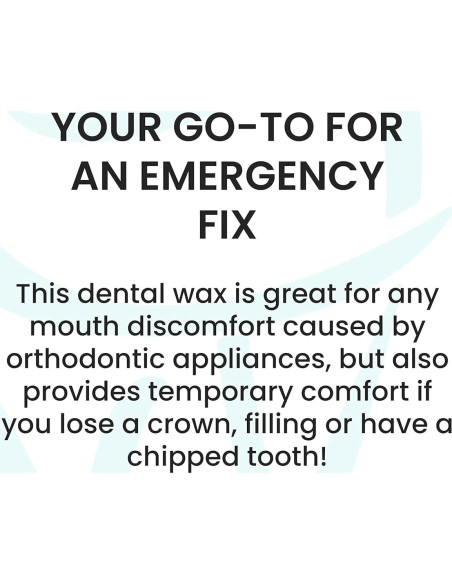 Cera Ortodóntica Fresh Knight para Brackets - 50 Tiras