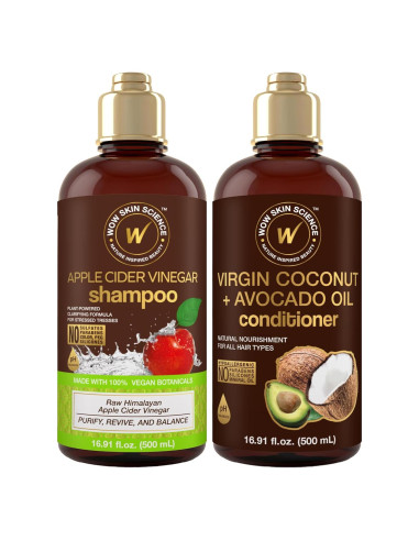 Dúo Champú y Acondicionador WOW Skin Science 500 ml