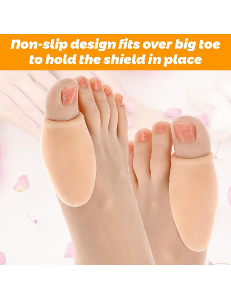 12 Protectores de Juanetes Transparentes Alivio Callos Color Piel