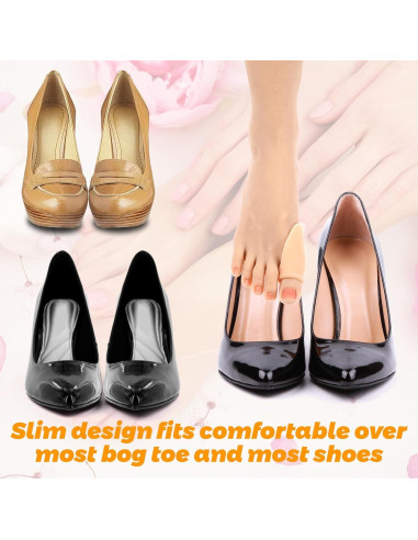 12 Protectores de Juanetes Transparentes Alivio Callos Color Piel