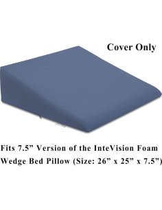 Funda de Almohada 400 Hilos Algodón Egipcio InteVision Azul 2