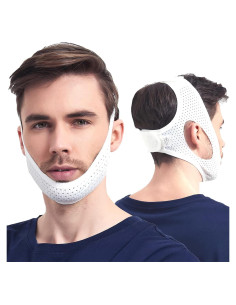 Correa de Mentón Anti Ronquidos Yootar CPAP Ajustable Malla