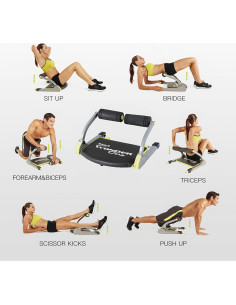 Máquina de Abdominales Wonder Core WCS-612 Verde - Entrenador Multifuncional 2