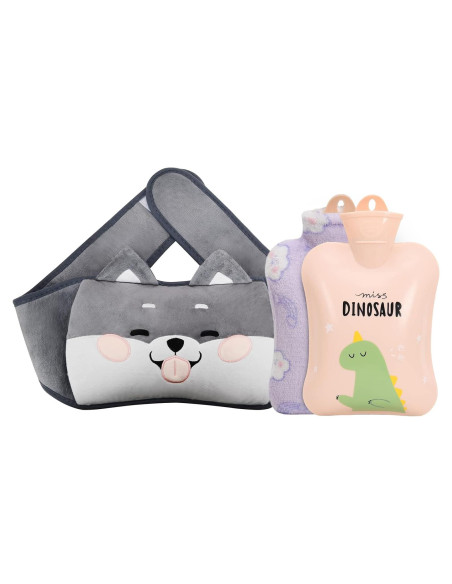 Botella de Agua Caliente OPLIY con Funda de Peluche 900ml