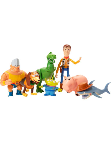 Juego de 7 Figuras de Acción Mattel Toy Story Disney100