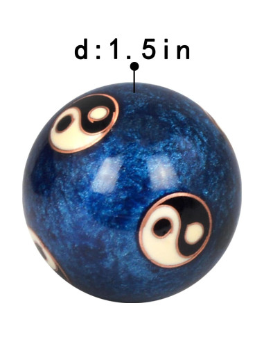Bolas de Alivio de Estrés Feng Shui 3.8cm para Masaje