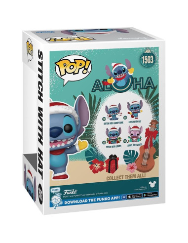 Funko Pop! Disney Stitch con Sombrero - Figura de Vinilo 10.4 cm