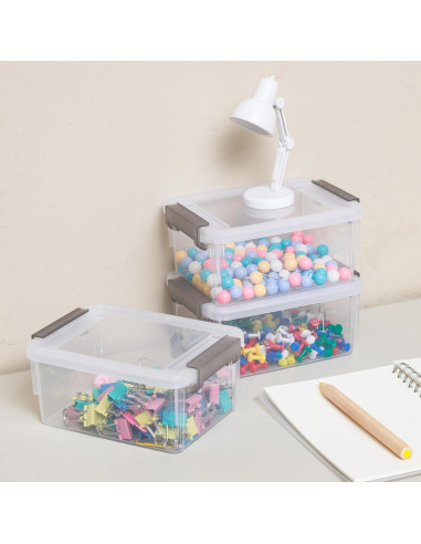 Cajas de Almacenamiento Citylife 10 Piezas 0.53 QT Plástico