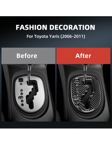 Cubierta de fibra de carbono FXETRNL para Toyota Yaris 2006-2011