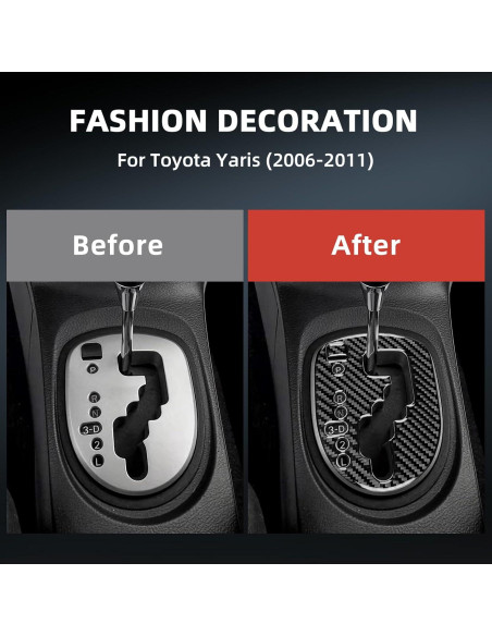 Cubierta de fibra de carbono FXETRNL para Toyota Yaris 2006-2011