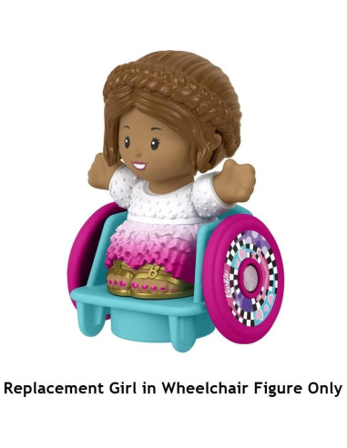 Figura de Reemplazo Niña en Silla de Ruedas Mattel HGP69