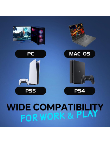 Combo Teclado y Ratón Inalámbrico CHONCHOW G220 RGB