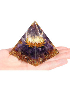 Pirámide de Orgón Amatista LAIDANLA 7.3cm Sanación Energética 2