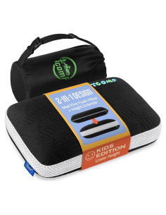 Almohada de Camping TCOMF para Niños 25x40 cm Espuma Memoria