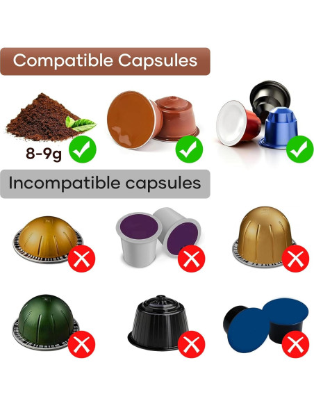 Máquina de Café Espresso Portátil Kejector Gris 7500mAh