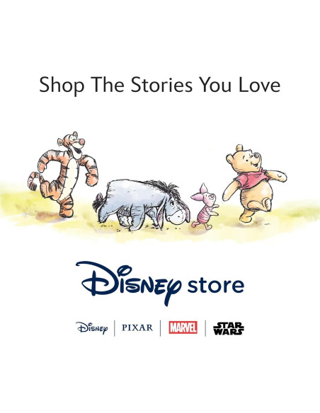 Juguete Suave Winnie the Pooh Disney 30 cm con Detalles Bordados