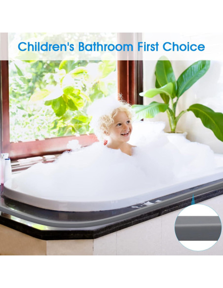 Umbral de Ducha Windspeed 200 cm Gris Autoadhesivo Impermeable