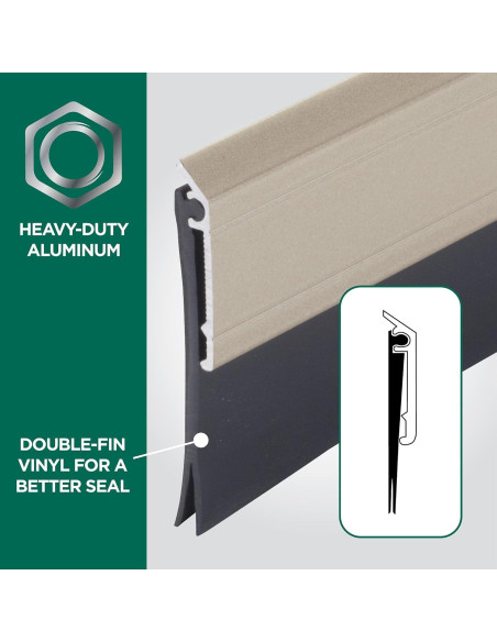 Barrera de Puerta M-D Building Products 91.44 cm Aluminio Vinilo