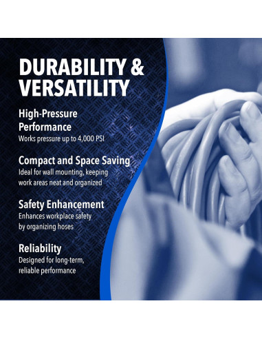 Carrete de Manguera Coxreels 117-4-225 Acero 4000 PSI 1/2" x 5.71m