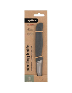 Cuchillo Pelador Zyliss - Acero Inoxidable, Mango de Paja de Trigo 6cm 2