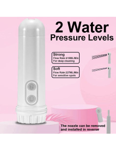 Bidet Portátil de Mano Plegable QL-01 Verde 140ml Doble Presión 2