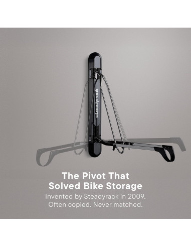 Soporte Vertical para Bicicletas Steadyrack ProFlex Wide - Ahorra Espacio
