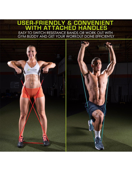 Banda de Resistencia ProsourceFit 5-8 LB Verde con Ancla