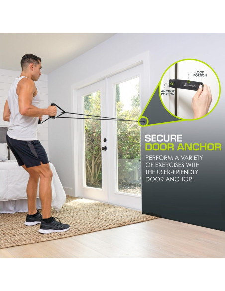 Banda de Resistencia ProsourceFit 5-8 LB Verde con Ancla