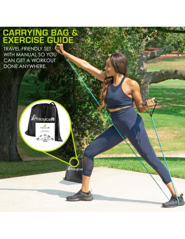 Banda de Resistencia ProsourceFit 5-8 LB Verde con Ancla