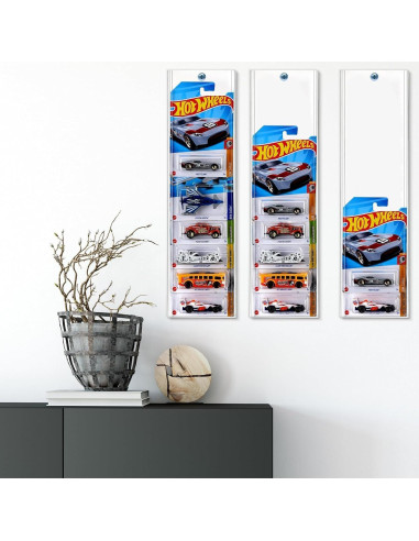 Estuche de Exhibición para Autos de Juguete THRSEELY 6 Pcs