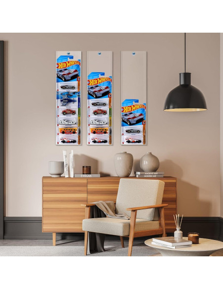 Estuche de Exhibición para Autos de Juguete THRSEELY 6 Pcs