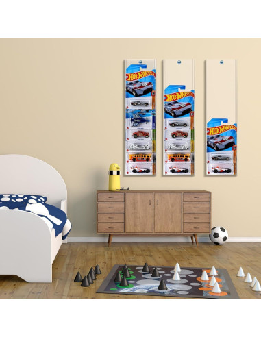 Estuche de Exhibición para Autos de Juguete THRSEELY 6 Pcs